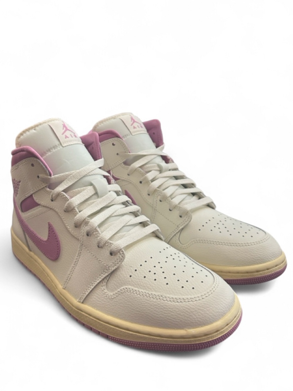 Nike Air Jordan 1 Mid Sneakers ‘Pink Coconut’ Size US Women’s 12/ Men 10.5 (NEW)